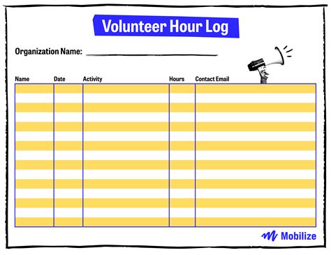 Volunteer Service Hours